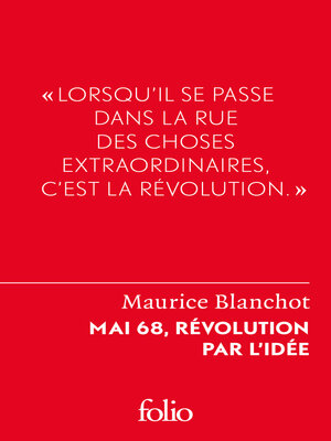 cover image of Mai 68, révolution par l'idée